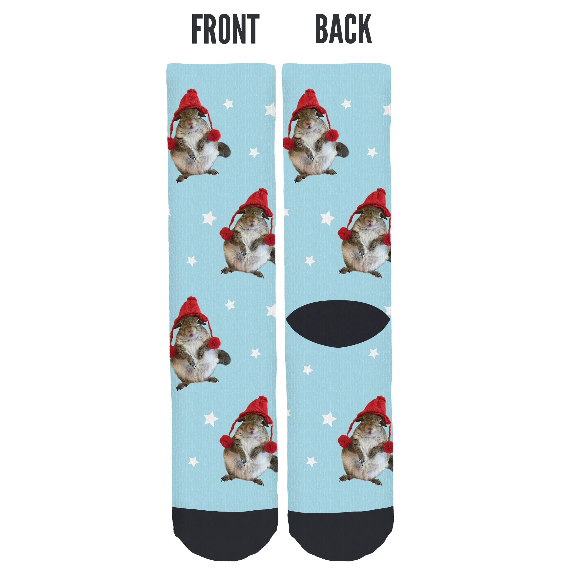 Jill the Squirrel Crew Socks