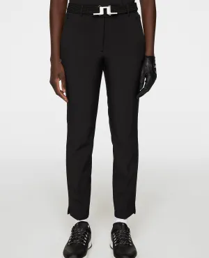 J.Lindeberg Lei Fleece Twill Trouser 27.5" Black