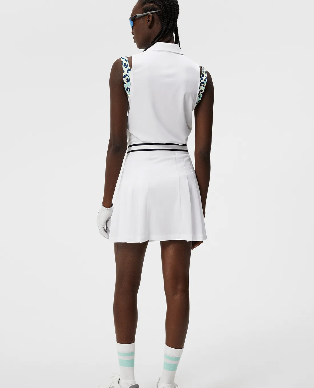 J.Lindeberg Malaika Sleeveless Polo White