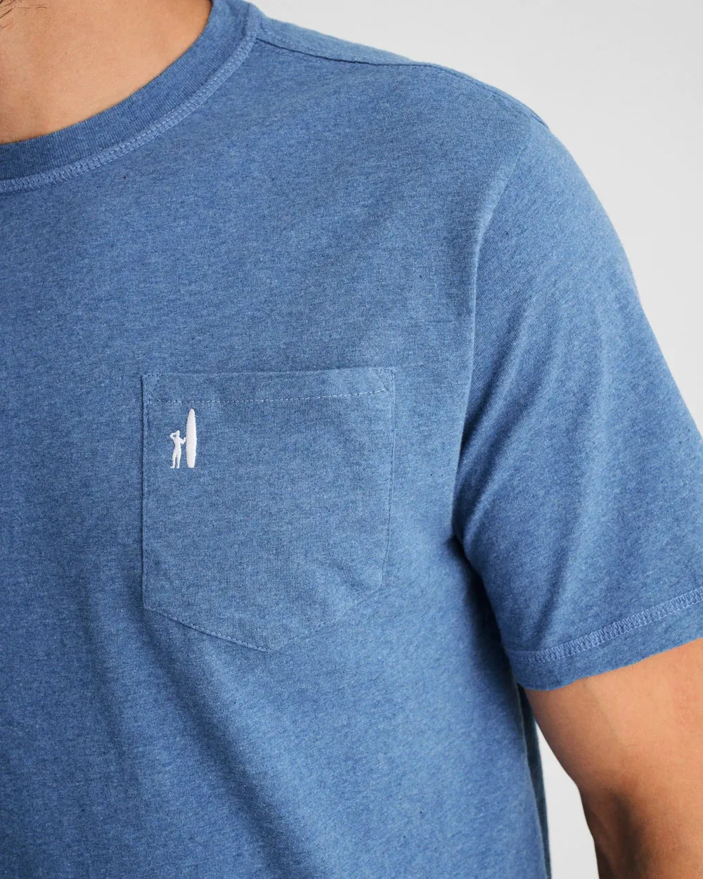 Johnnie-O Heathered Dale T-Shirt In Oceanside