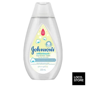 Johnsons Cottontouch Top To Toe Bath 200ml