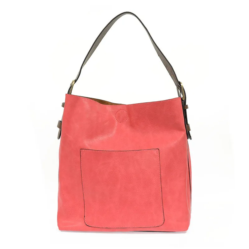 Joy Susan Classic Hobo Handbag Azalea Pink