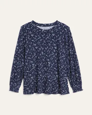 Joyce Top | Navy / White