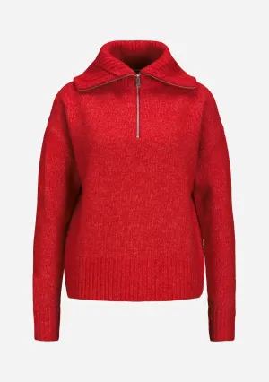 JX Siko Diverse Half Zip Knit Sweater