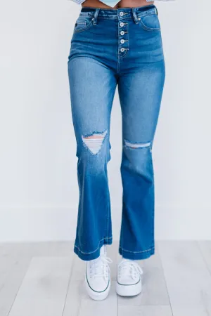 Kancan Denim Skies Flare Jeans