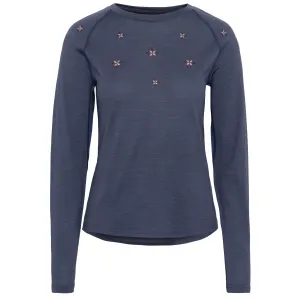 Kari Traa Women&#x27;s Summer Wool Long Sleeve Dusty Midtone Blue | Buy Kari Traa Women&#x27;s Summer Wool Long Sleeve Dusty Midtone Blue here | Outnorth