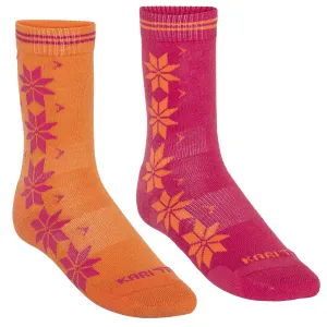 Kari Traa Women&#x27;s Vinst Wool Sock 2-pack Basic Pink | Buy Kari Traa Women&#x27;s Vinst Wool Sock 2-pack Basic Pink here | Outnorth