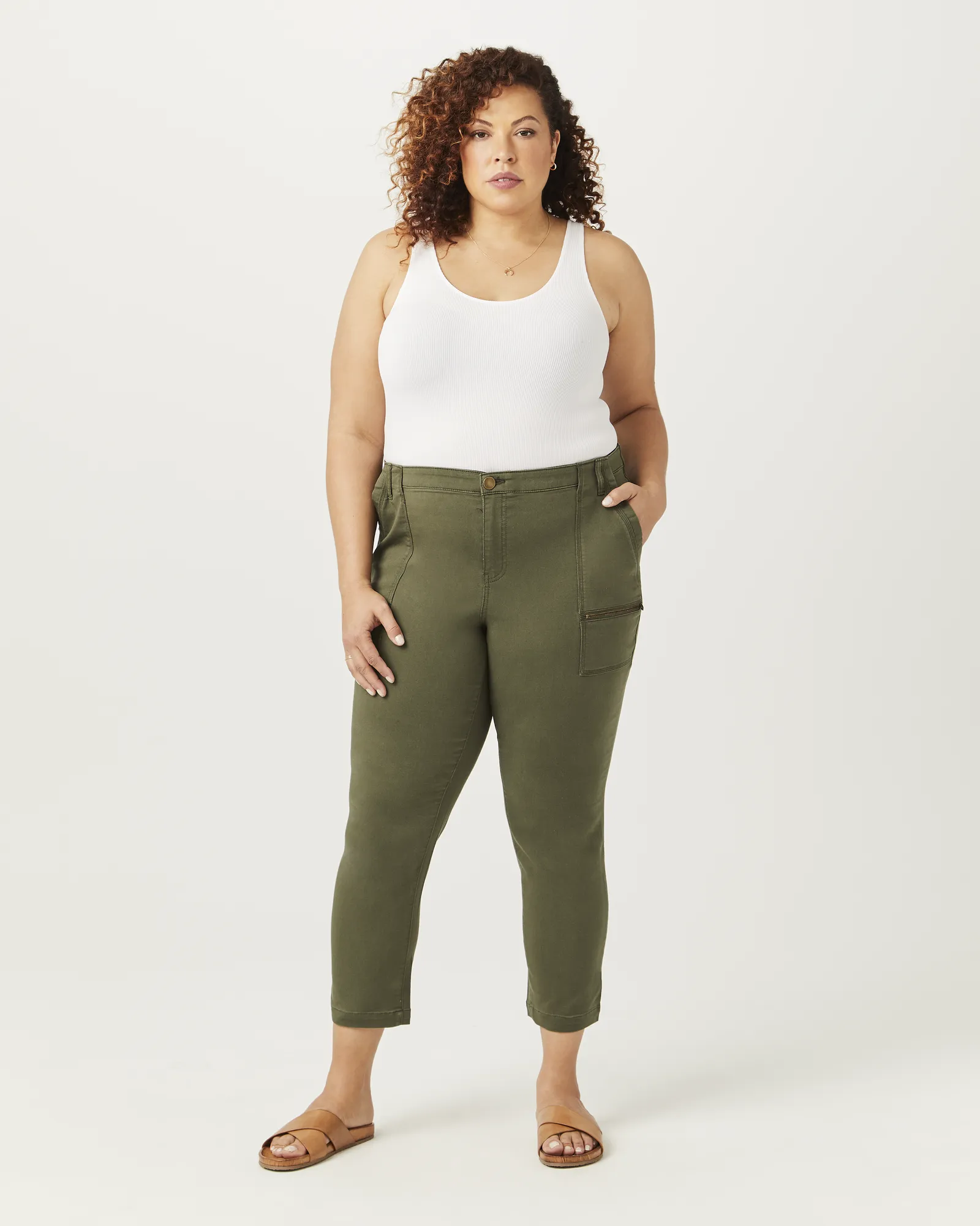 Katalina Utility Pant | Olive Green