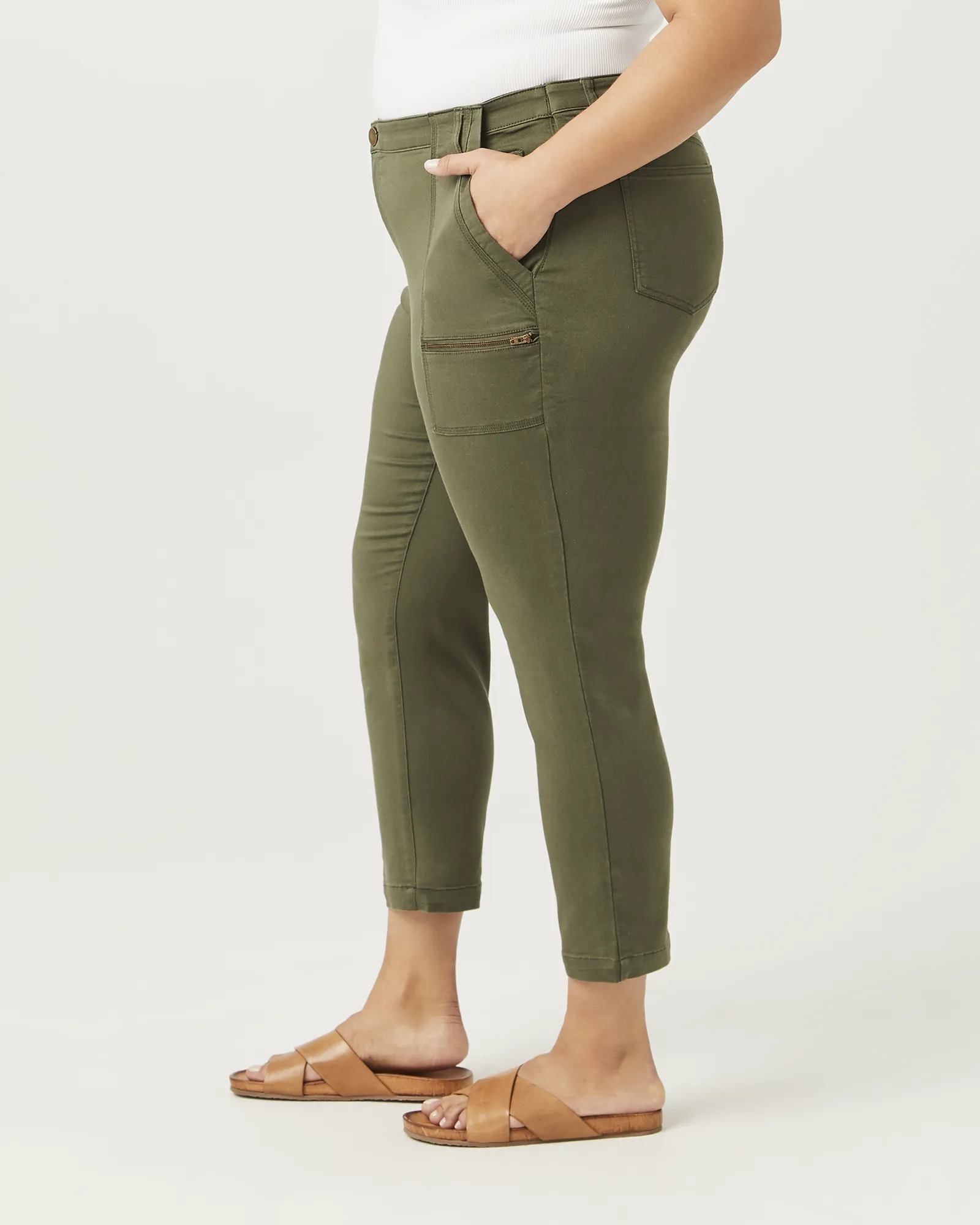 Katalina Utility Pant | Olive Green