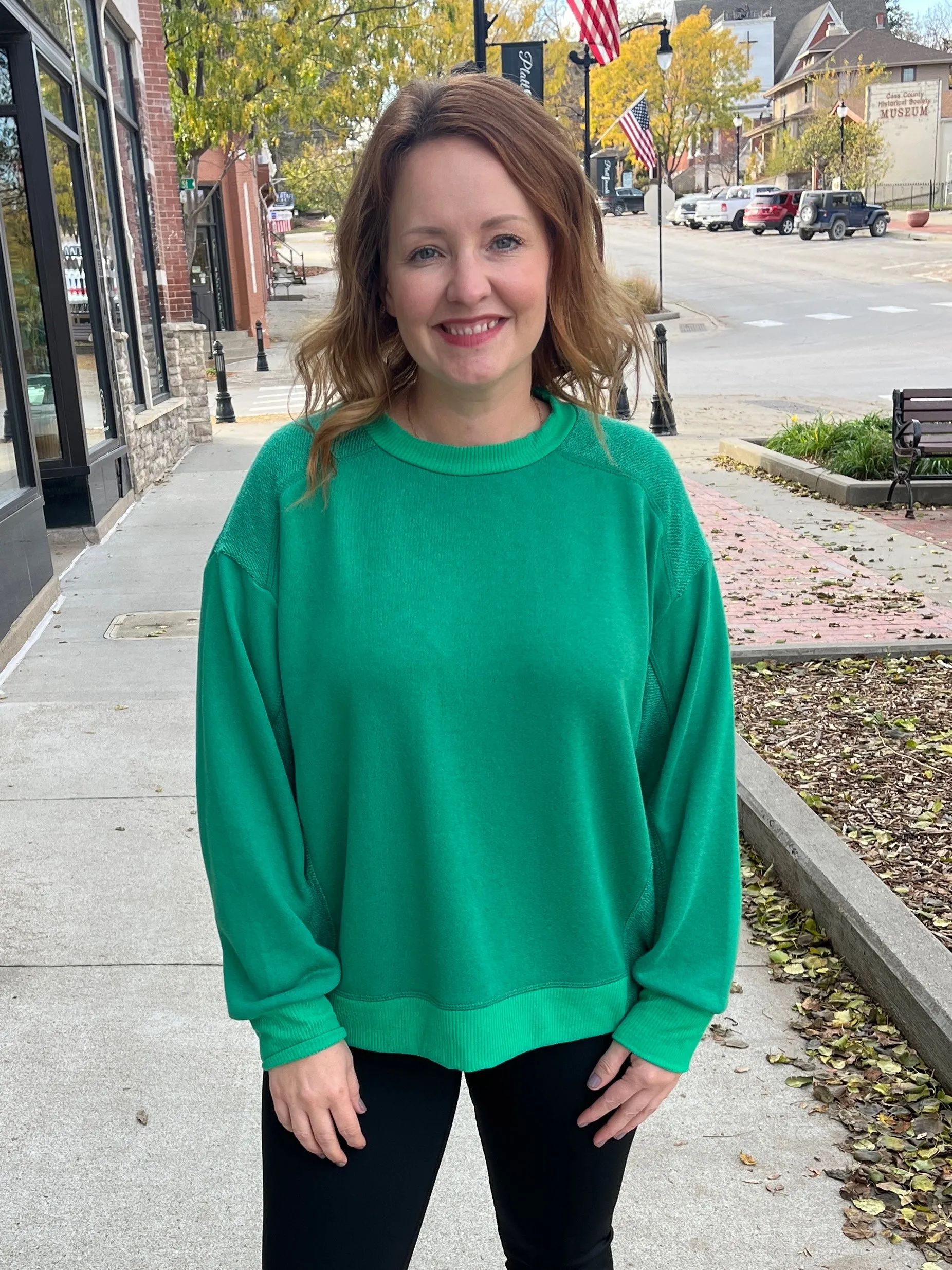 Kelly Green Crewneck