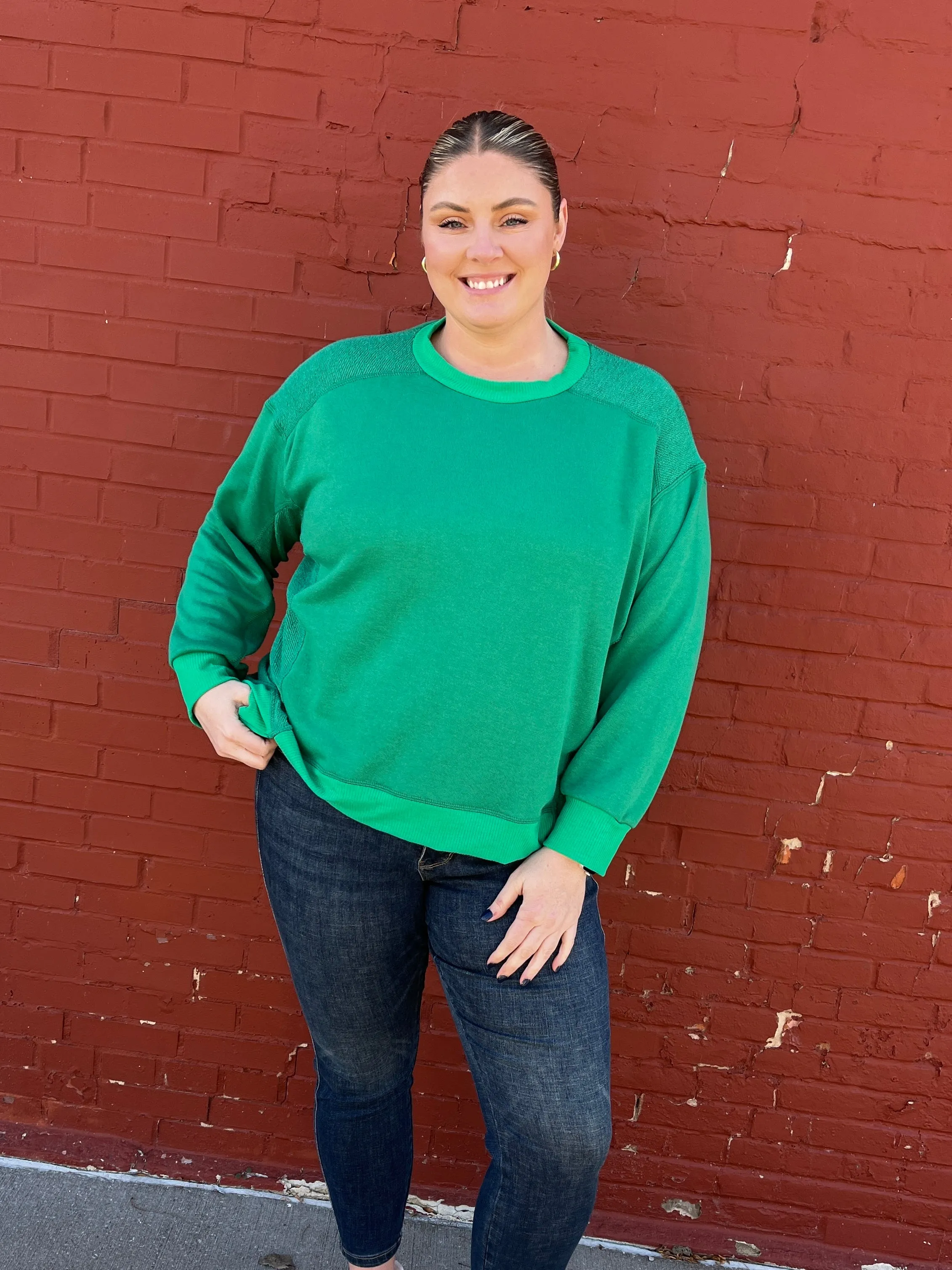 Kelly Green Crewneck