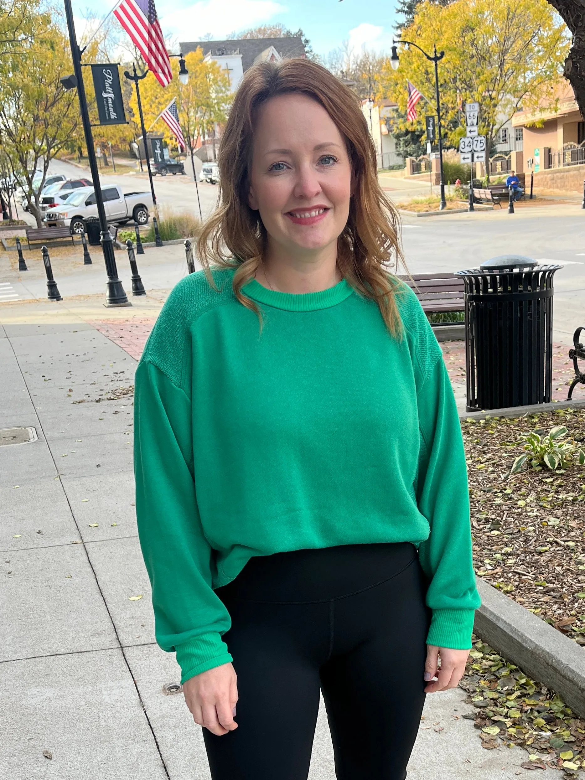 Kelly Green Crewneck