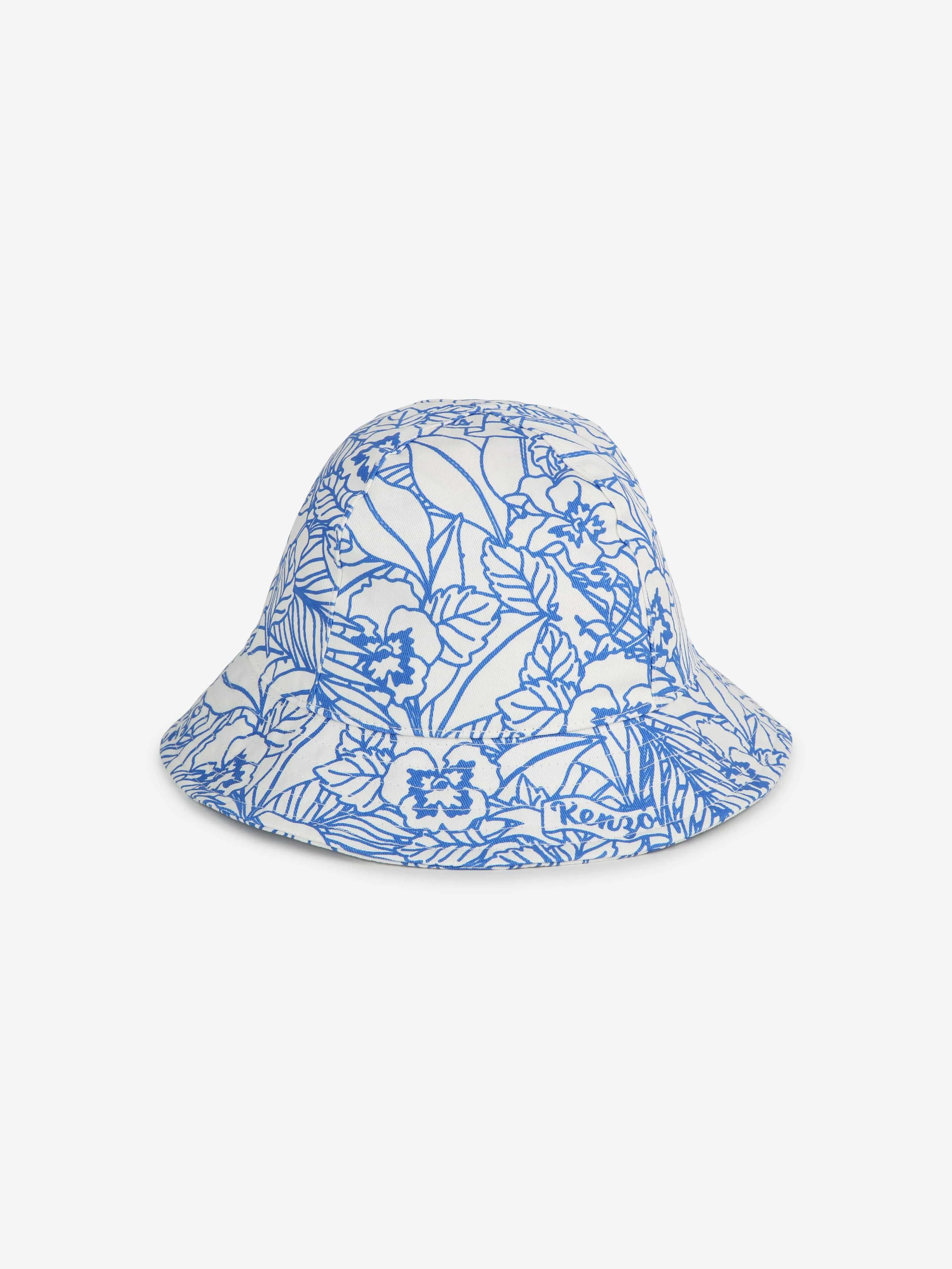 KENZO Baby Boke Flower Bucket Hat in Ivory