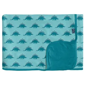 KicKee Pants Iceberg Menorahsaurus Toddler Blanket