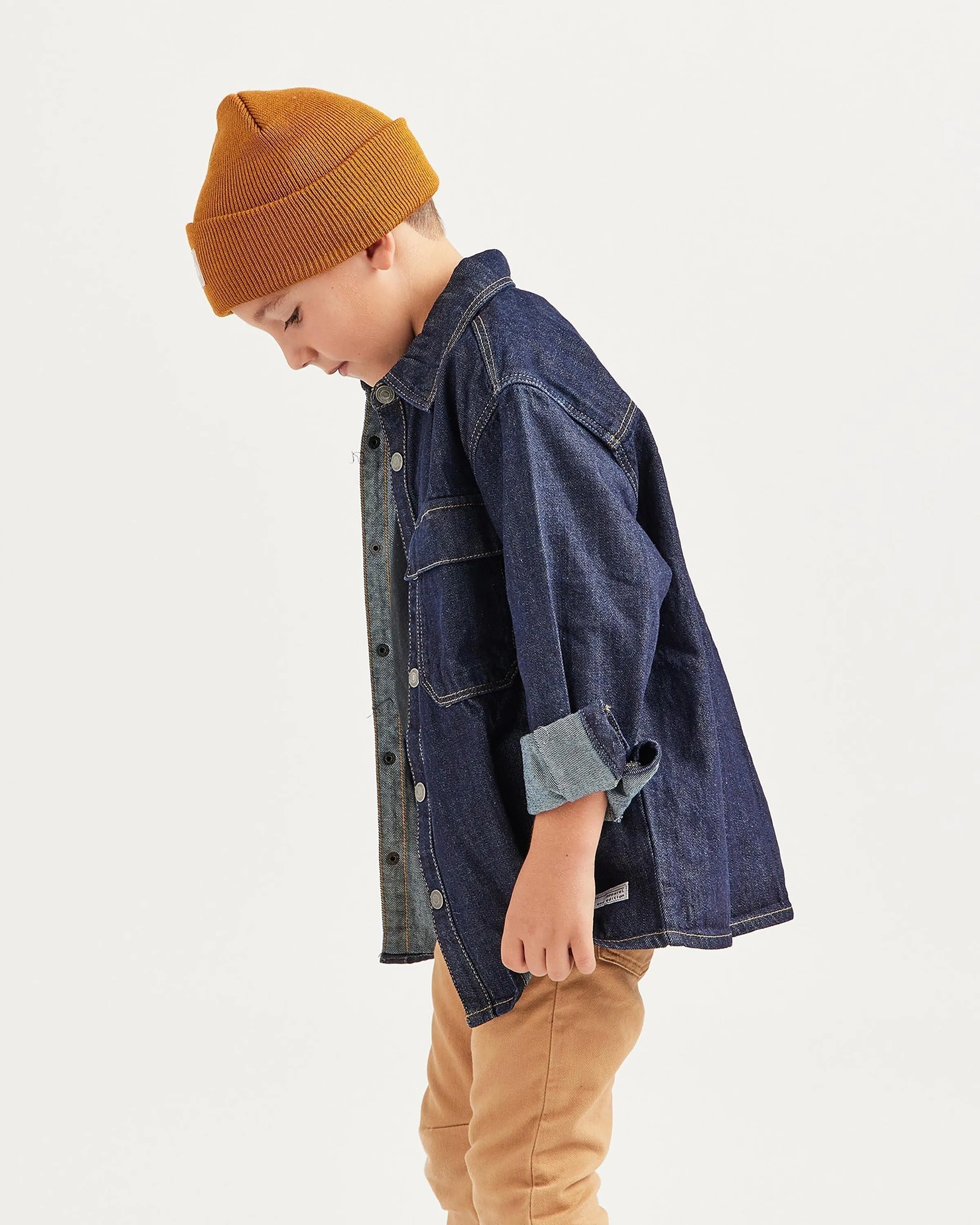 Kids Beacon Beanie in Copper