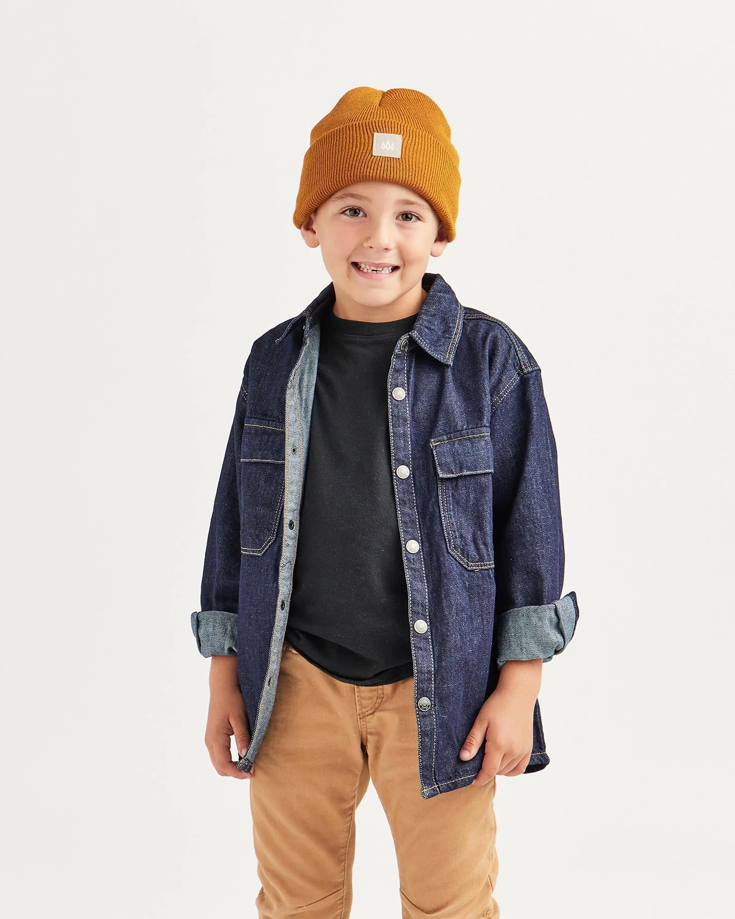 Kids Beacon Beanie in Copper
