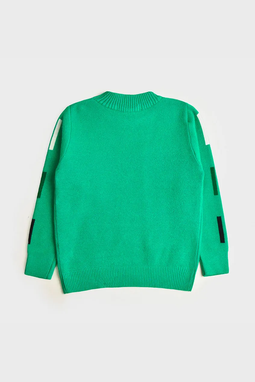 Kids' Checkerboard Sweater
