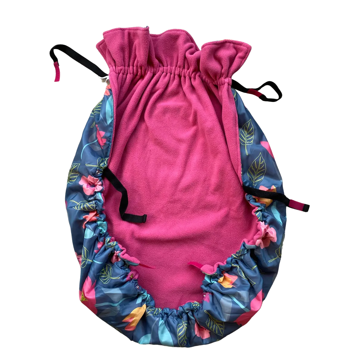 Kids Fleece-Lined Wheelchair Cosy - MULTICOLOUR FLORAL