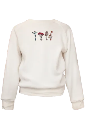 Kid's Mushroom Foraging Classic Crew Pullover
