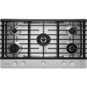KitchenAid  36" 5-Burner Gas Cooktop with Griddle (KCGS956ESS)