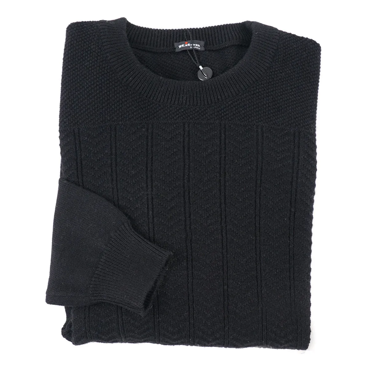 Kiton Patterned  Knit Cashmere Sweater