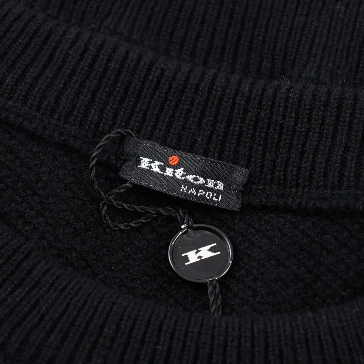 Kiton Patterned  Knit Cashmere Sweater