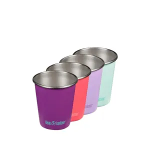 Klean Kanteen Stainless Steel Cups 296ml - 4 Pack