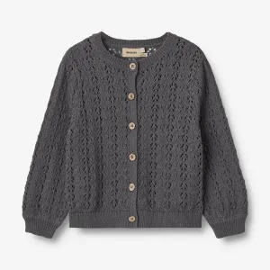 Knit Cardigan Celia - stormy blue