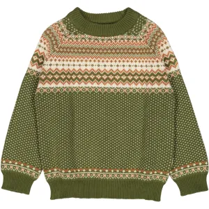 Knit Pullover Bennie - winter moss
