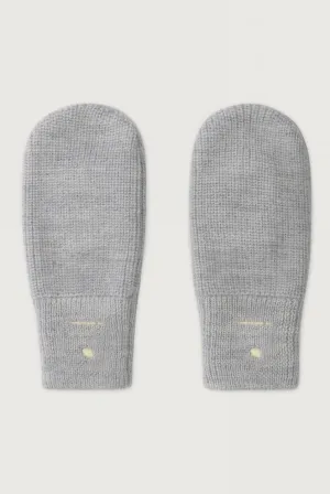 Knitted Mittens | Grey Melange