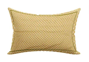 Kuber Industries Rhombus Design Set of 2 Soft & Smooth Cotton Pillow Cover 18 x 28 inch (Brown)