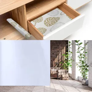 Kuber Wallpaper and Cabinet Shelf Mat I Self-Adhesive, Oilproof, Heat Resistant and Waterproof I Wallpaper (Pack of 1 Roll, 60cmx300cm) | Shelf Mat (500cmx45cm)