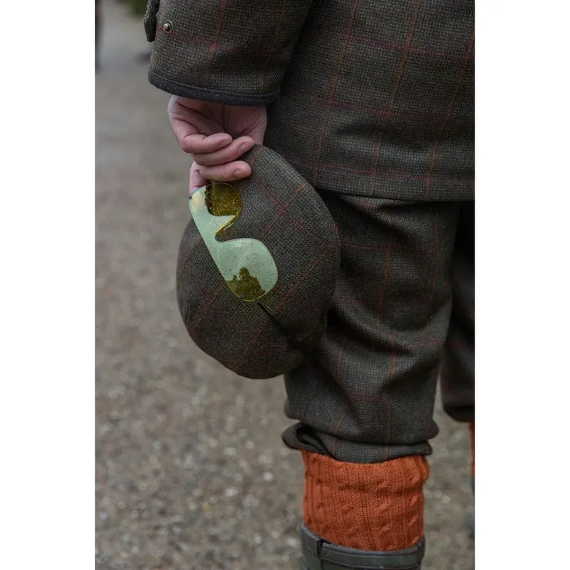 Laksen Drivers Mens Tweed Flat Cap - Hastings Tweed