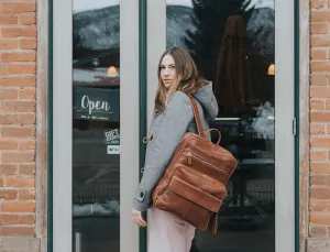 Laptop Backpack - Coffee