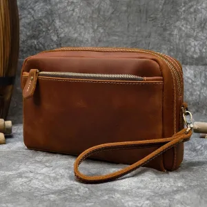 Large Capacity Hand Clutch With Shoulder Strap