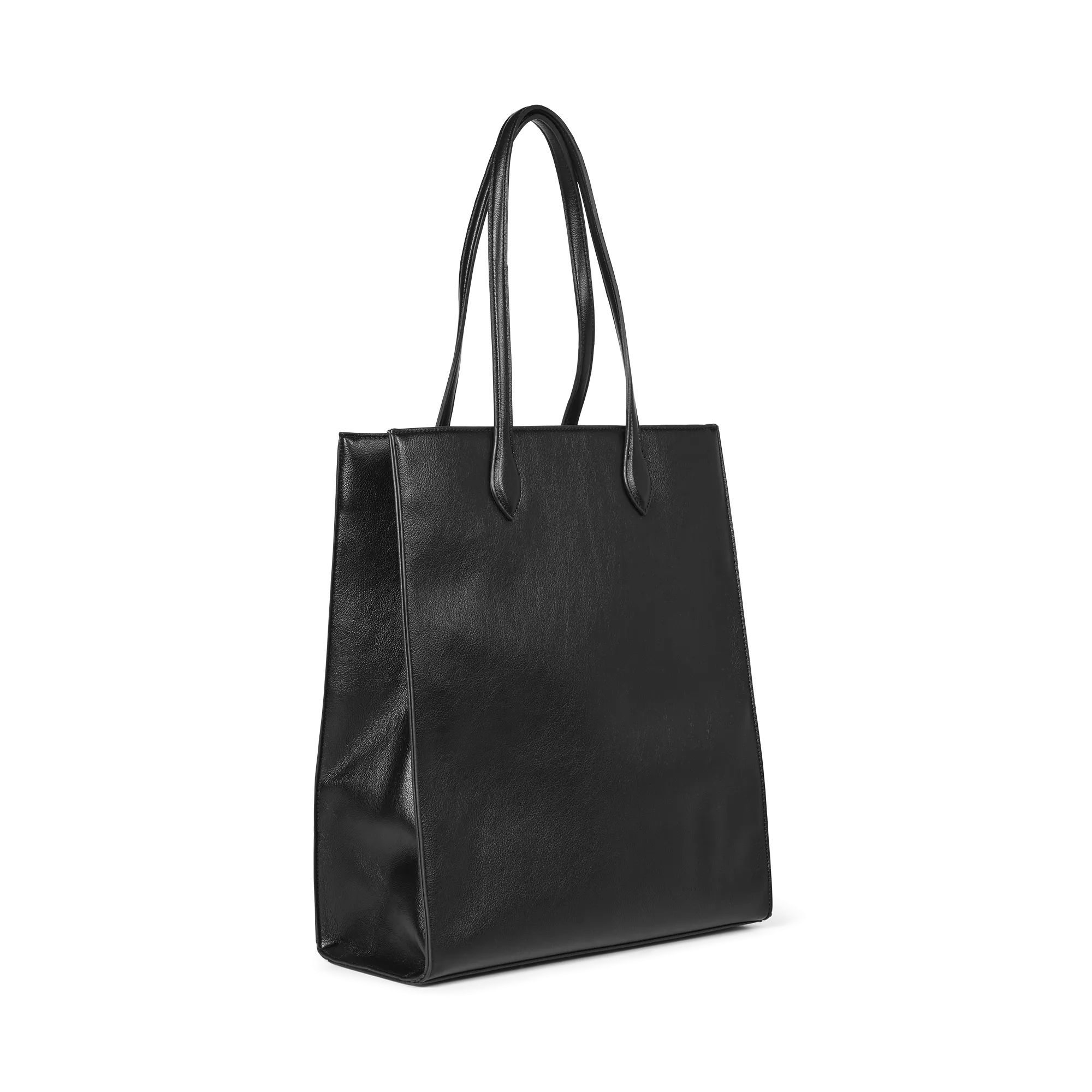 Large Cherie Faux Leather Tote Bag