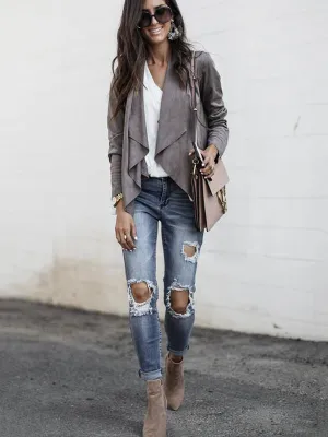 Latest Solid Color Outwear