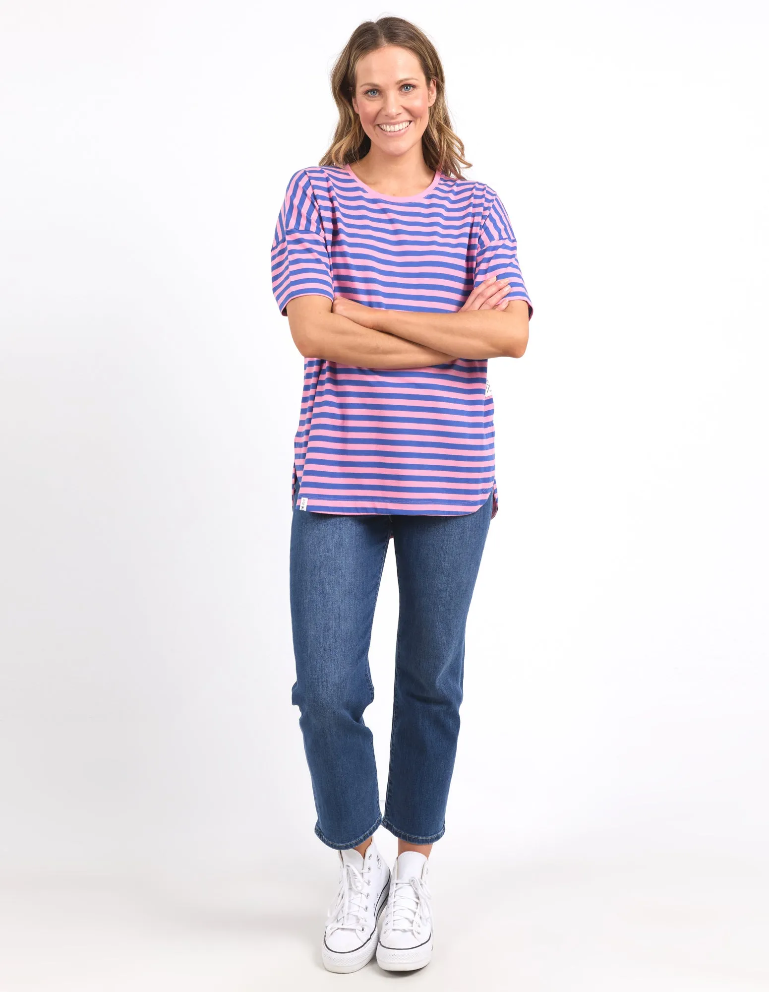 Lauren Tee Strawberry Stripe