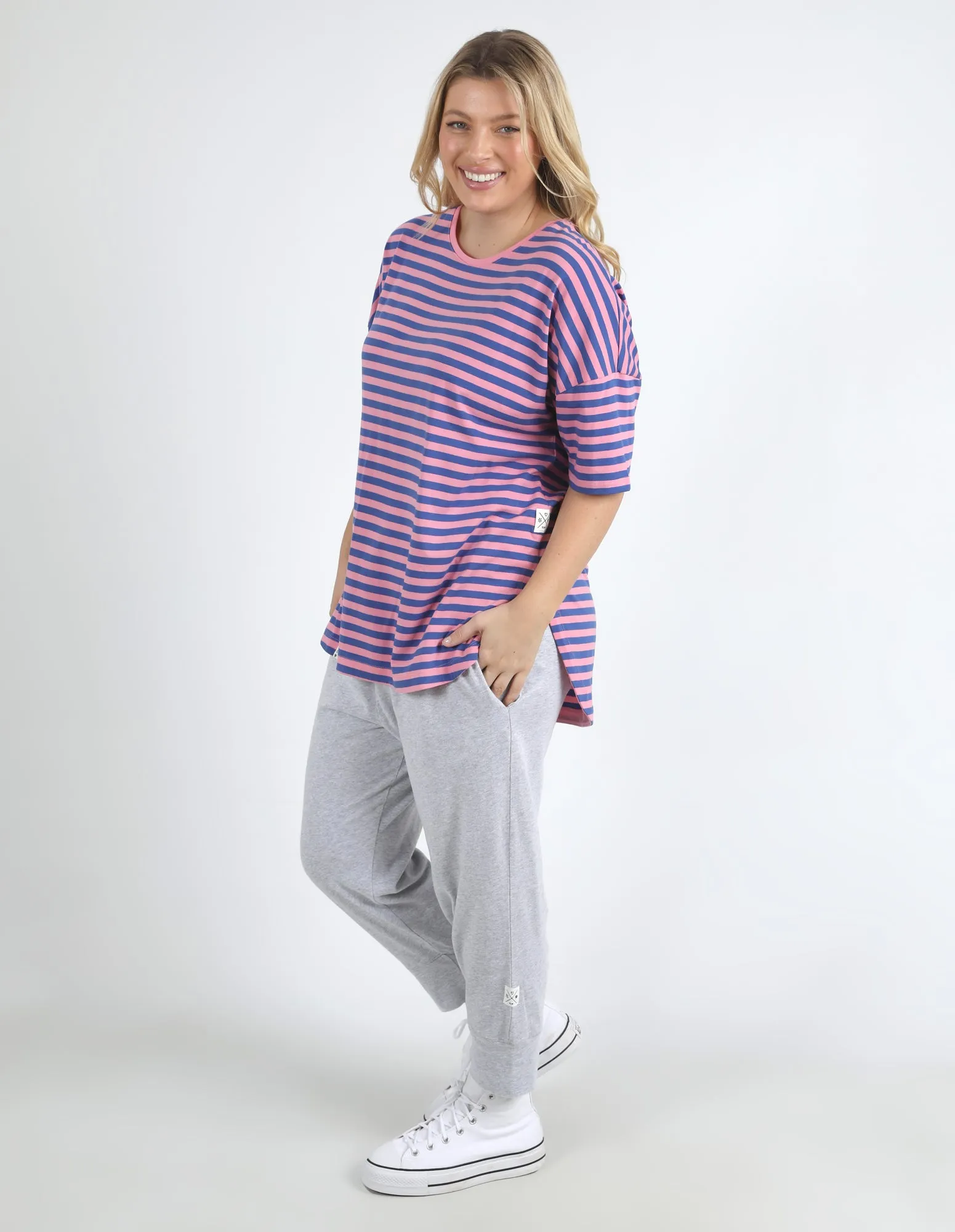 Lauren Tee Strawberry Stripe
