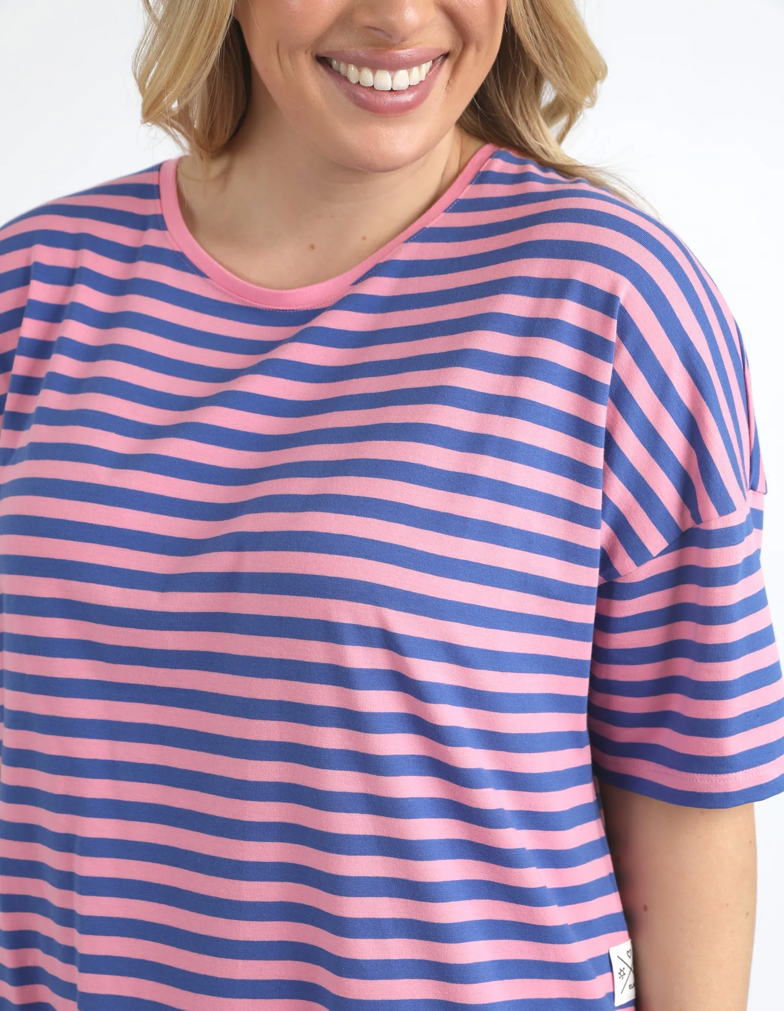 Lauren Tee Strawberry Stripe
