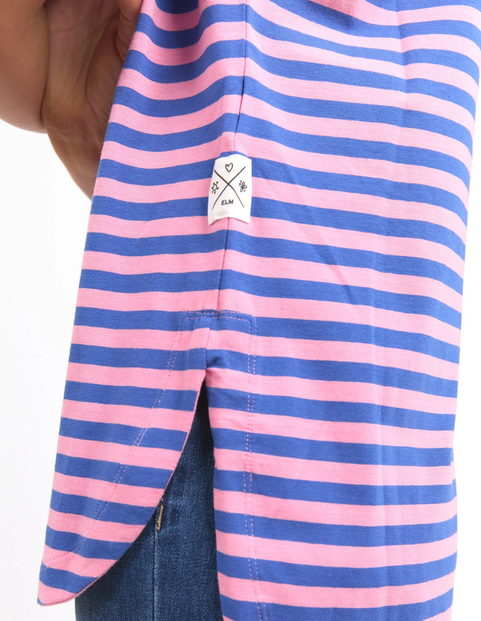 Lauren Tee Strawberry Stripe