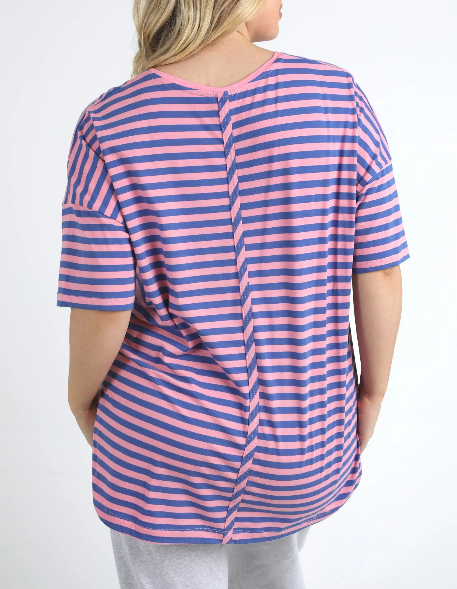 Lauren Tee Strawberry Stripe