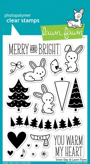 Lawn Fawn-Clear Stamps-Snow Day