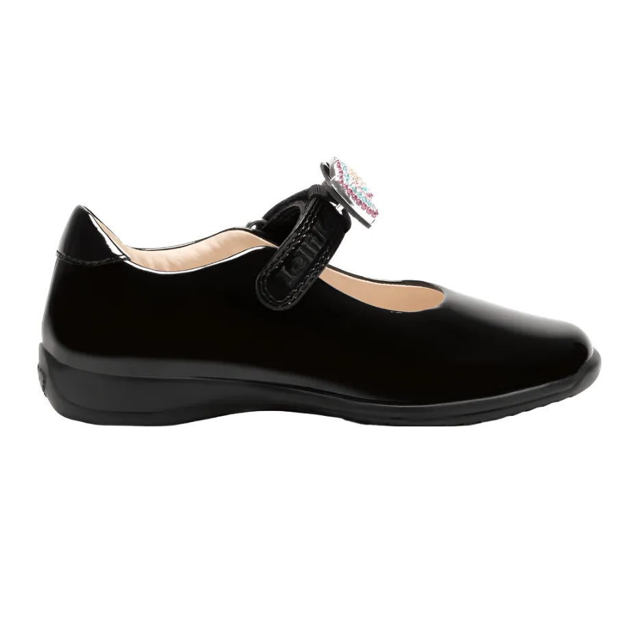 Lelli Kelly Girls School Shoe Erin 2 Black Patent