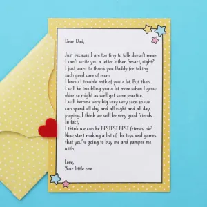 Letter for New Dads