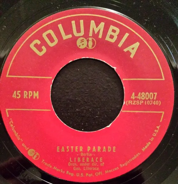 Liberace - The Rosary / Easter Parade (7") (VG)