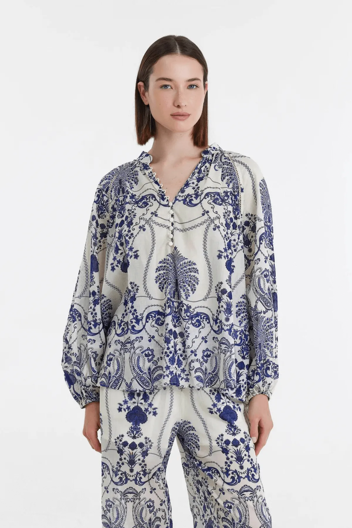 LIDA BLOUSE TYPE BLUE