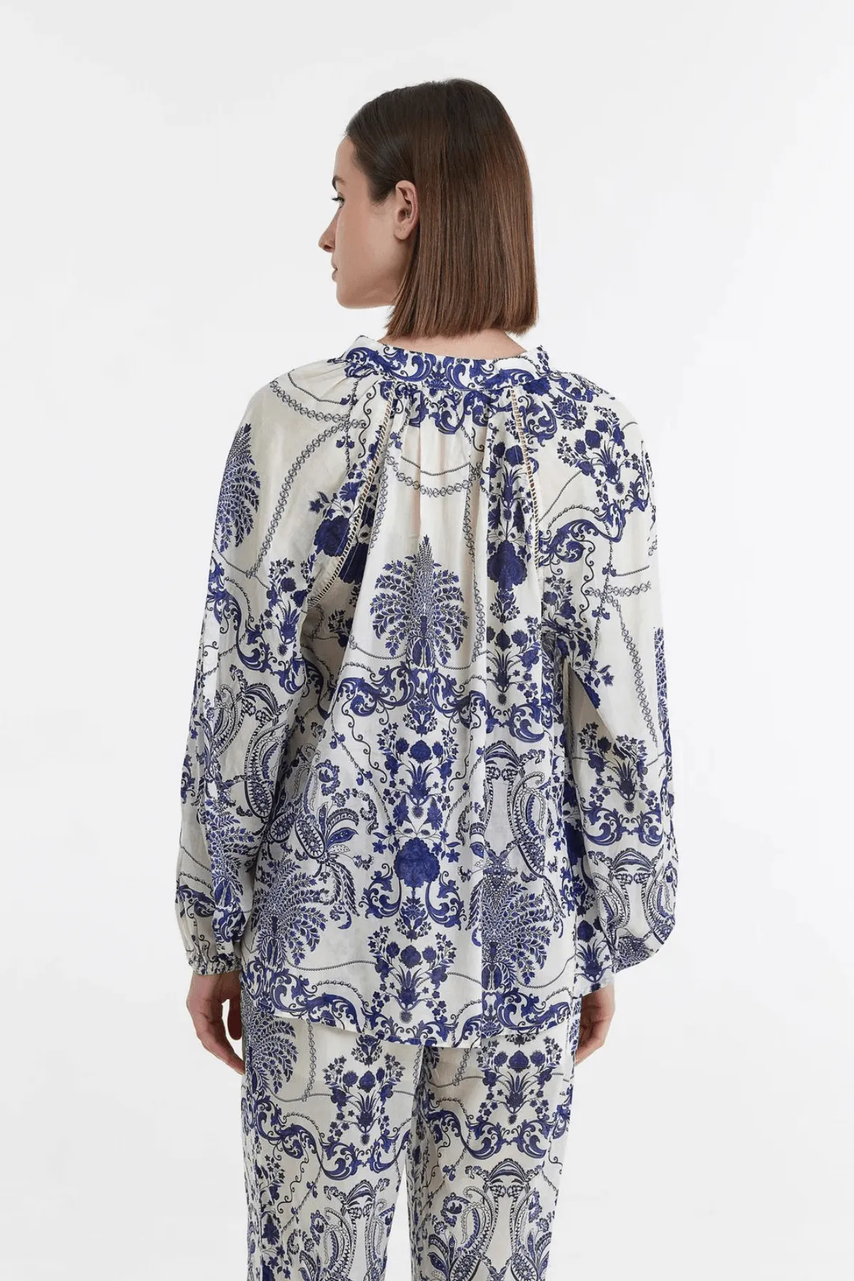 LIDA BLOUSE TYPE BLUE