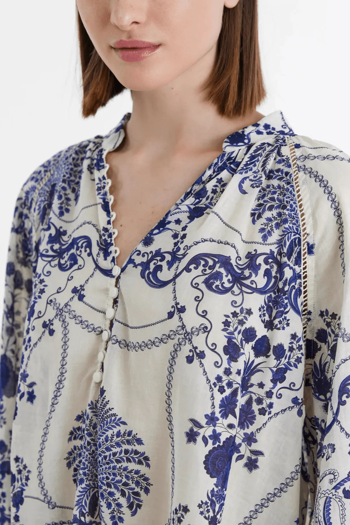 LIDA BLOUSE TYPE BLUE