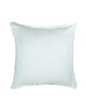 Light Aqua Soft Linen Pillow - 20x20”